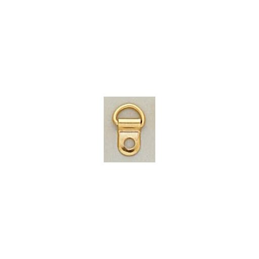 D-Ring With Clip, Gold