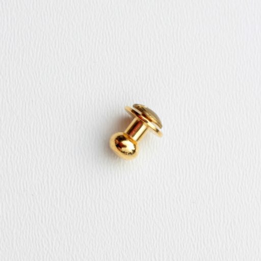 Stud, Gold, 5 mm