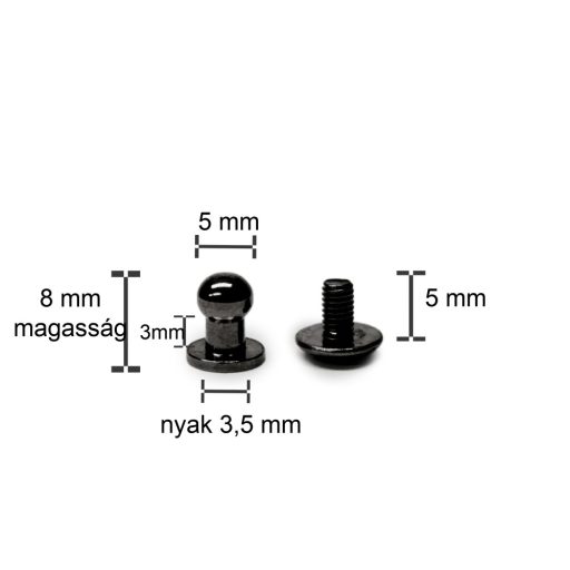 Stud, Antique, 5 mm