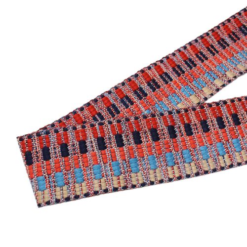 Stripe patterned Woven Webbing, 50 mm