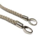 Natural-Colored Thick Twisted Cotton Bag Strap