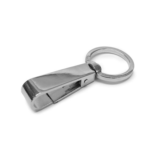 O-shaped carabiner 40mm, Nickel