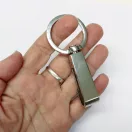 O-shaped carabiner 40mm, Nickel