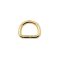 Iron D-ring, Gold, 25 mm