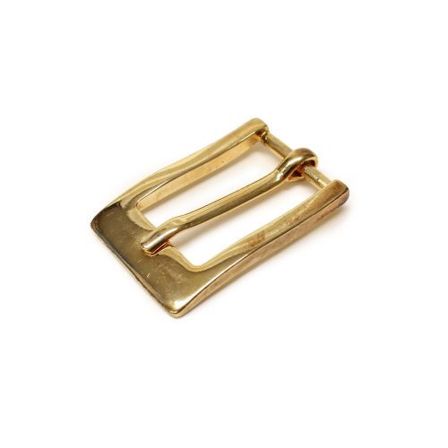 Gold coloured buckle for woman belt, 20 mm wide