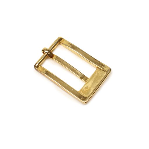 Gold coloured buckle for woman belt, 20 mm wide