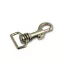 Leash carabiner, 20 mm, Nickel