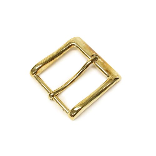 Gold coloured buckle for woman belt, 30 mm wide