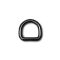 Iron D-ring, Nickel, 20 mm