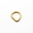 Iron D-ring, Gold, 20 mm