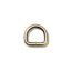 Iron D-ring, Antique, 20 mm