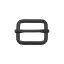 Iron Tri-Glide Slide, Black, 25 mm x 20 mm x 4mm