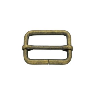 Iron Tri-Glide Slide, Antique, 25 mm x 20 mm x 4mm