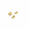 Starter & End Stop Set for Metal Zippers, gold coloured