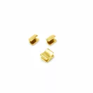 Starter & End Stop Set for Metal Zippers, gold coloured