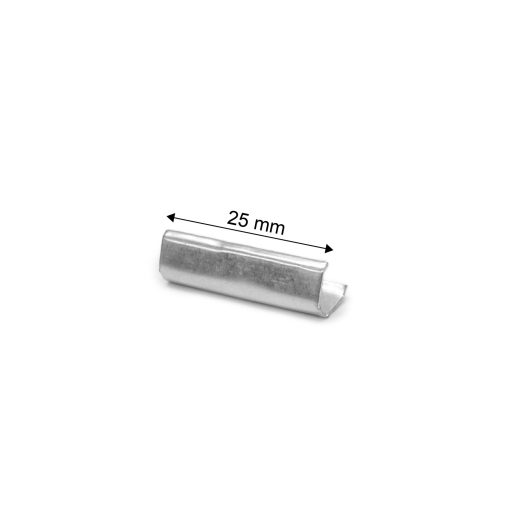 tape Crimp End, 25 mm, Nickel