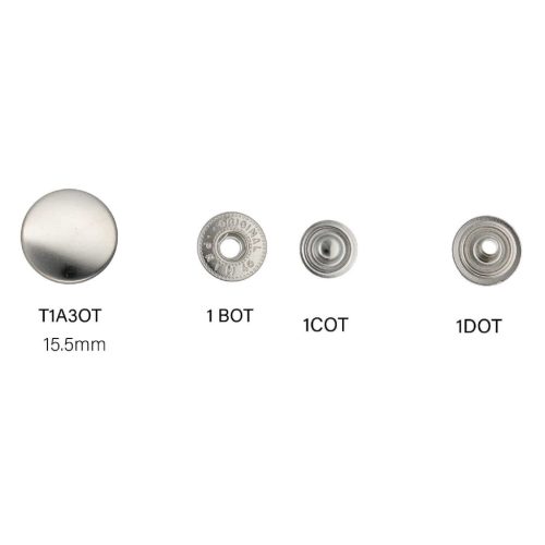 Nickel Press Stud, 12.5 mm
