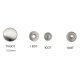 Nickel Press Stud, 12.5 mm