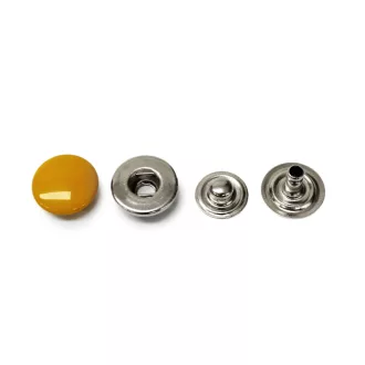 Orange Nickel Press Stud, 14 mm