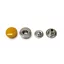 Orange Nickel Press Stud, 14 mm