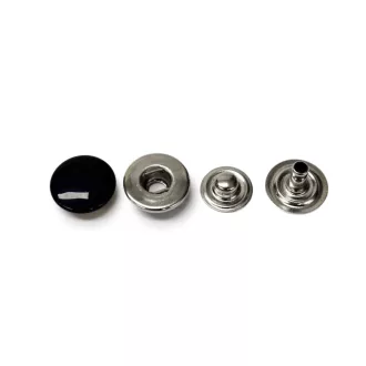 Dark Blue Nickel Press Stud, 14 mm