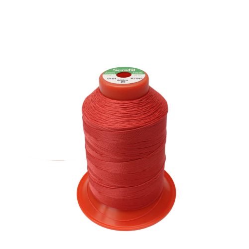 THREAD FOR LEATHER SEWING, orange-red, 20