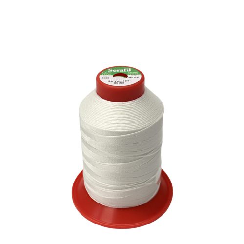 THREAD FOR LEATHER SEWING, White, 20