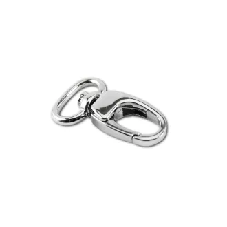 carabiner, 15 mm. Nickel