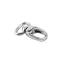 carabiner, 15 mm. Nickel