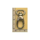 carabiner, 15 mm. Nickel
