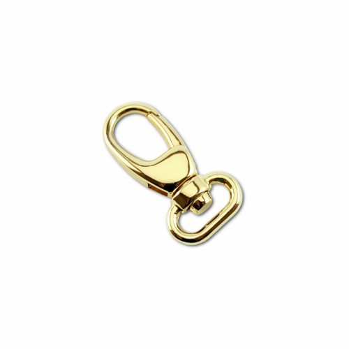 carabiner, 15 mm. Gold