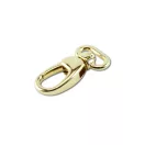 carabiner, 15 mm. Gold