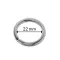 Key Ring, Nickel, 22 mm