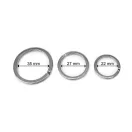 Key Ring, Nickel, 22 mm