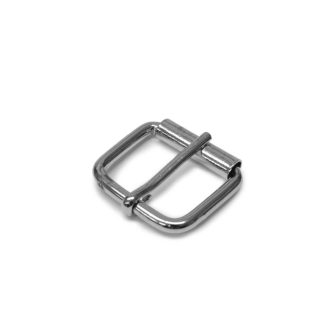 Roller Buckle, Nickel, 25x20x4 mm
