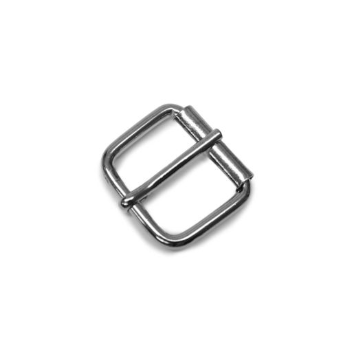 Roller Buckle, Nickel, 25x20x4 mm