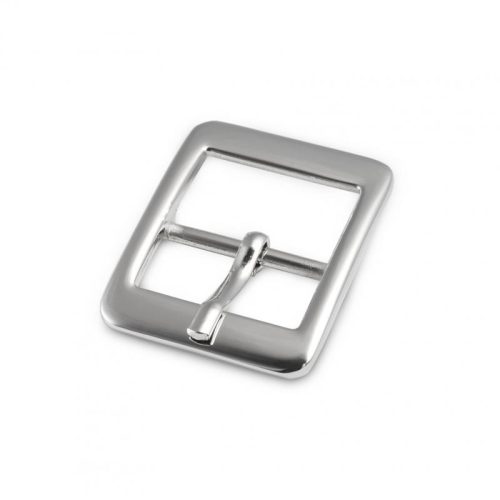 Angular Buckle, Nickel, 25 mm