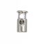 Spring Loaded Cord End for 4 mm Cord, Nickel