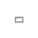 Zinc Alloy Angular Handbag Strap Holder, 15 mm, Nickel
