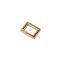 Zinc Alloy Angular Handbag Strap Holder, 15 mm, Gold