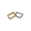 Zinc Alloy Angular Handbag Strap Holder, 15 mm, Gold