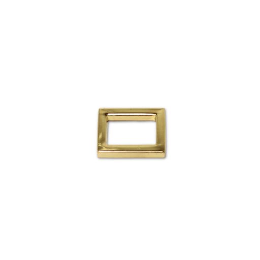 Zinc Alloy Angular Handbag Strap Holder, 15 mm, Gold