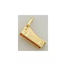 D-ring Handbag Strap Holder in Pair, Nickel