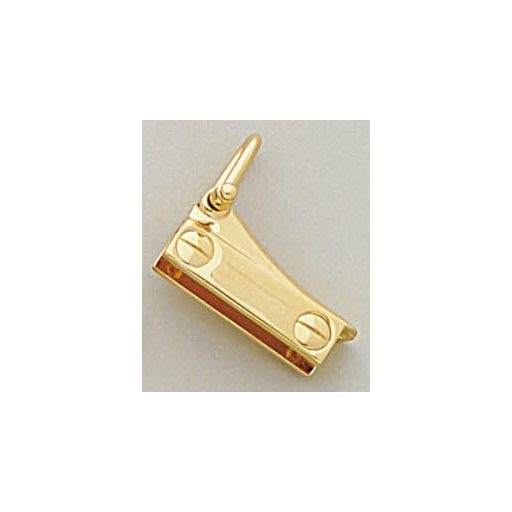 D-ring Handbag Strap Holder in Pair, Nickel