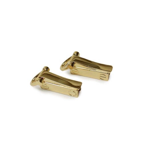 D-ring Handbag Strap Holder in Pair, Nickel