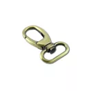 Snap Hook, 25 mm inside, Brushed Brass colour