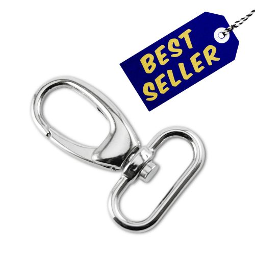 carabiner, 30 mm, Nickel