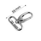 Snap Hook inner width 30 mm, Silver colour