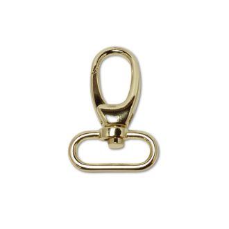 carabiner, 30 mm, Gold