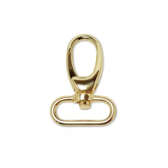 Snap Hook for Bags, 30 mm inside, Gold Coloured